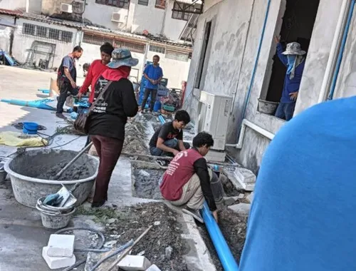 ผลงานช่างซ่อมท่อประปา